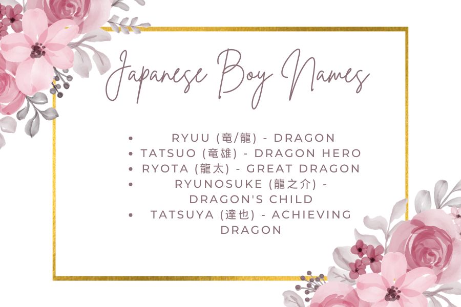 Japanese Dragon Names