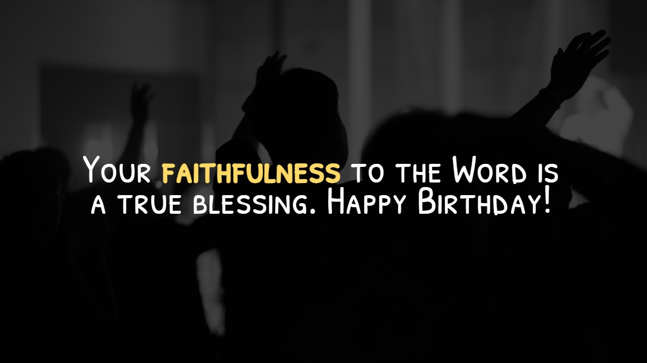 Birthday Wishes for Pastors