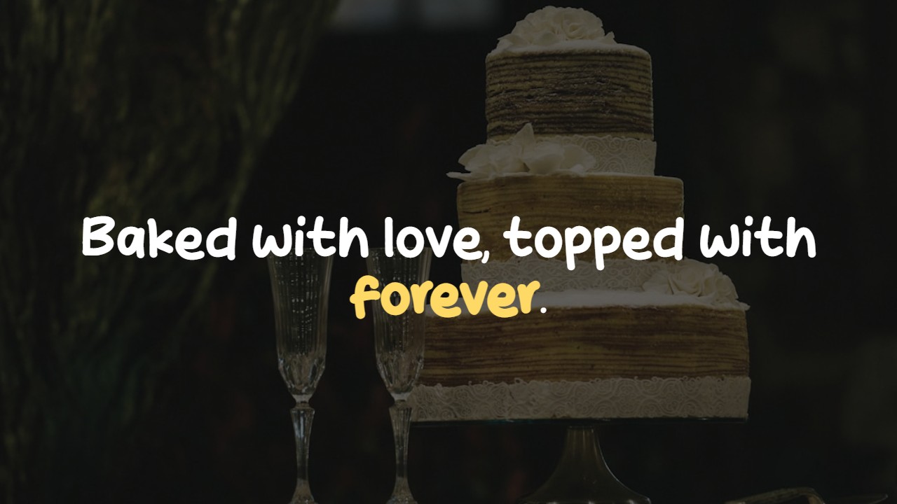 Wedding Cake Captions