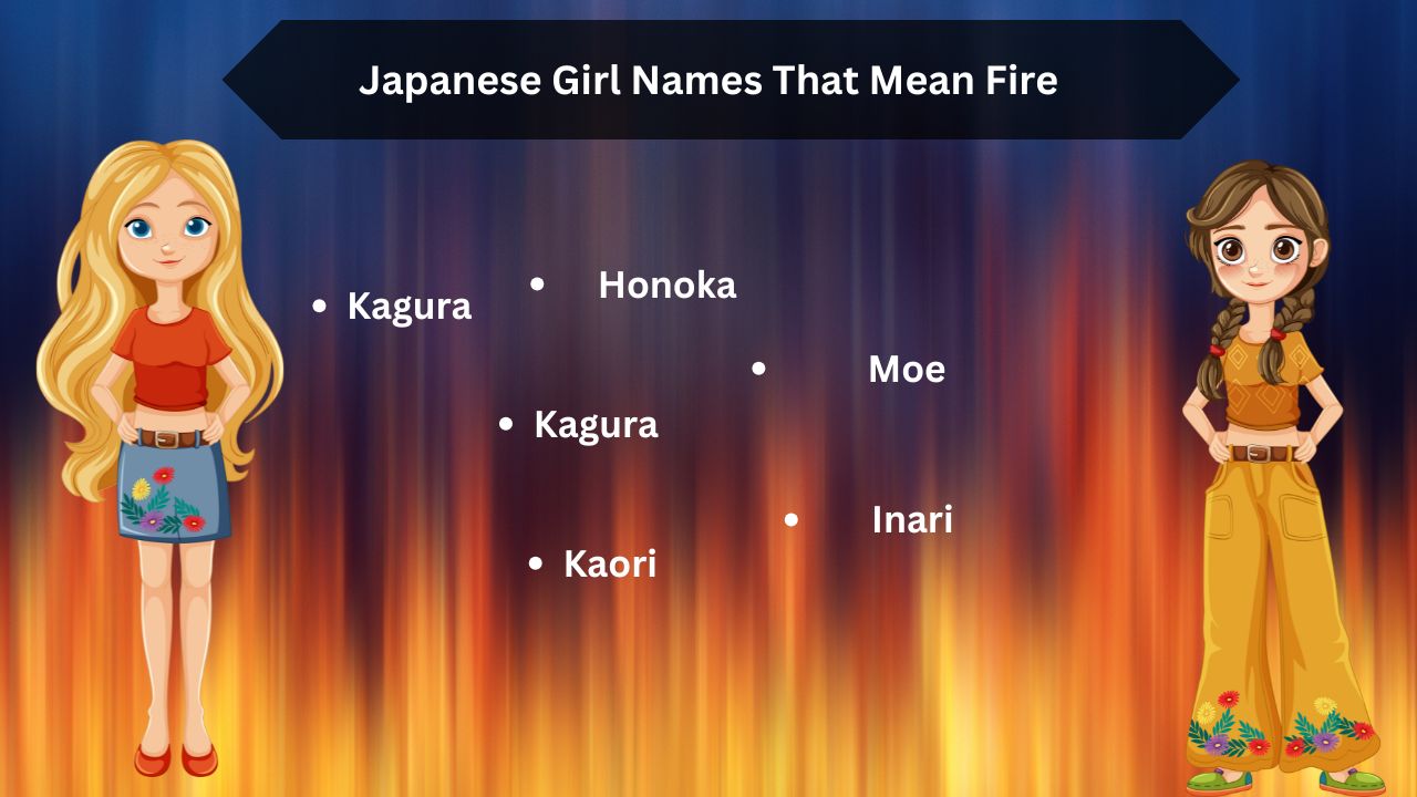 Japanese Girl Names That Mean Fire