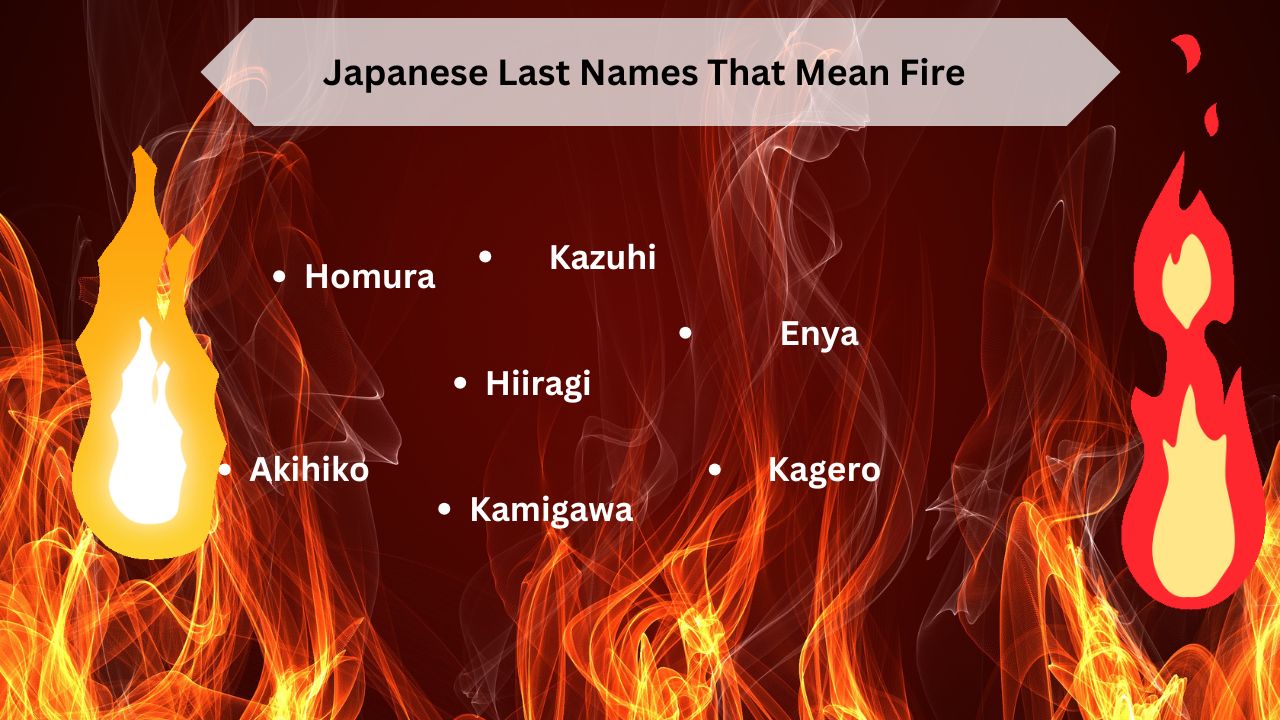  Japanese Last Names That Mean Fire