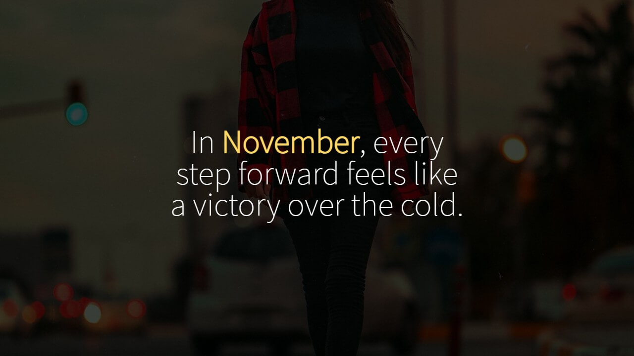 November Inspirational Quotes