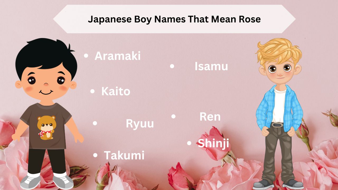 Japanese Boy Names That Mean Rose