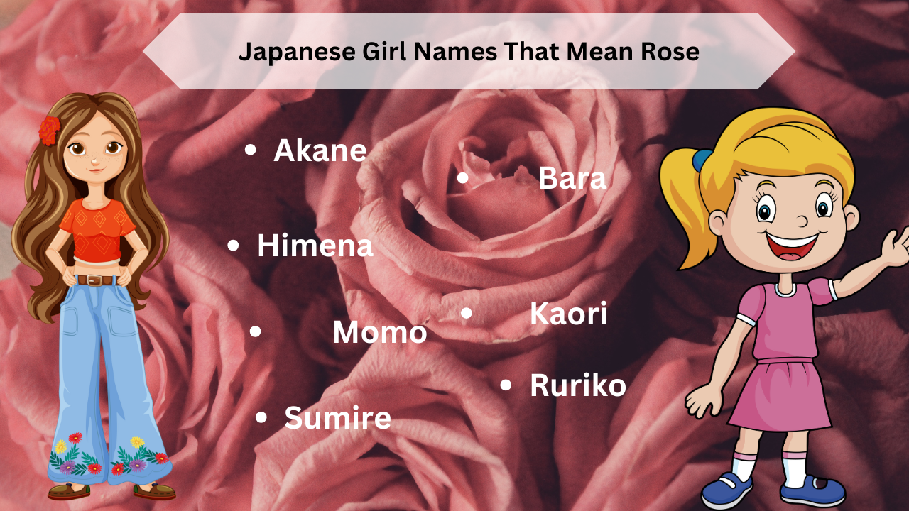 Japanese Girl Names That Mean Rose