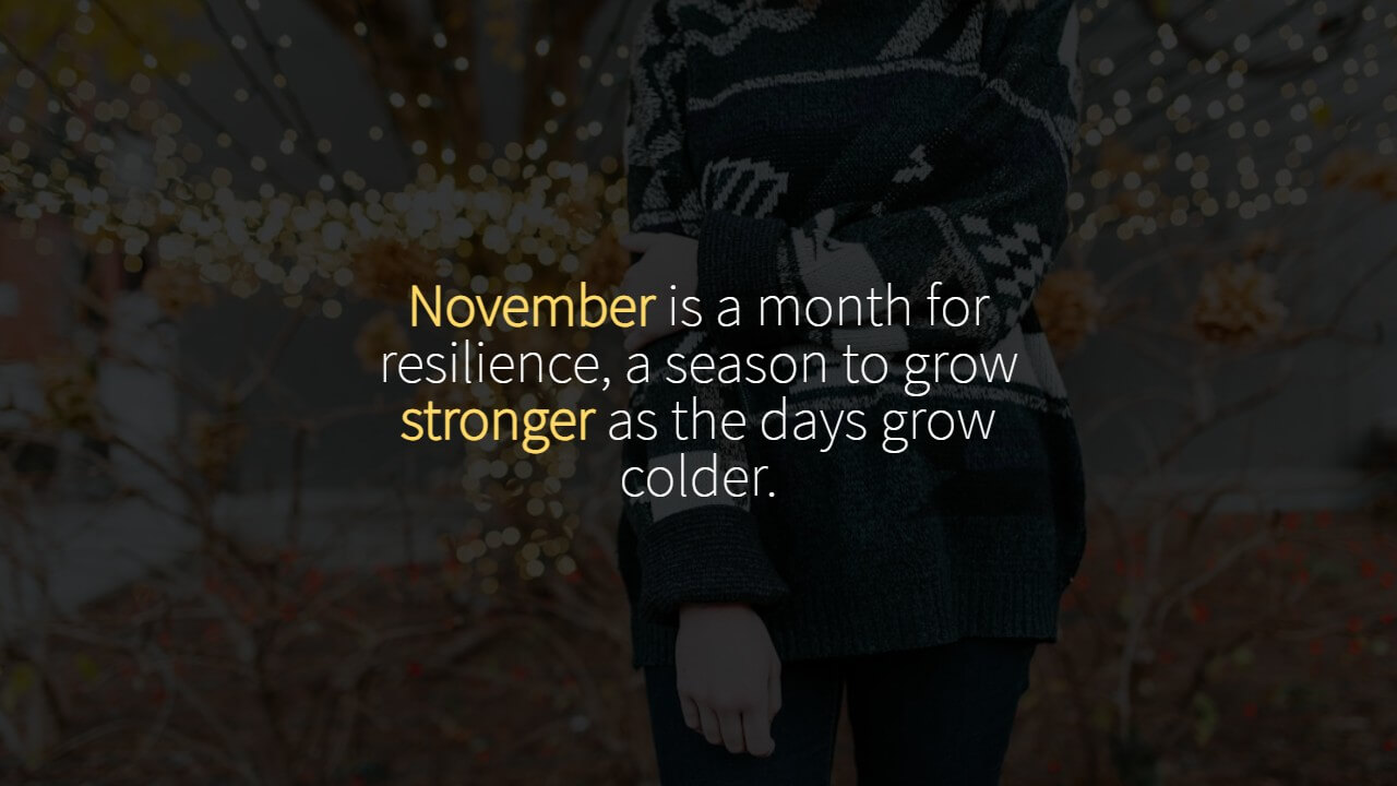 November Motivational Quotes