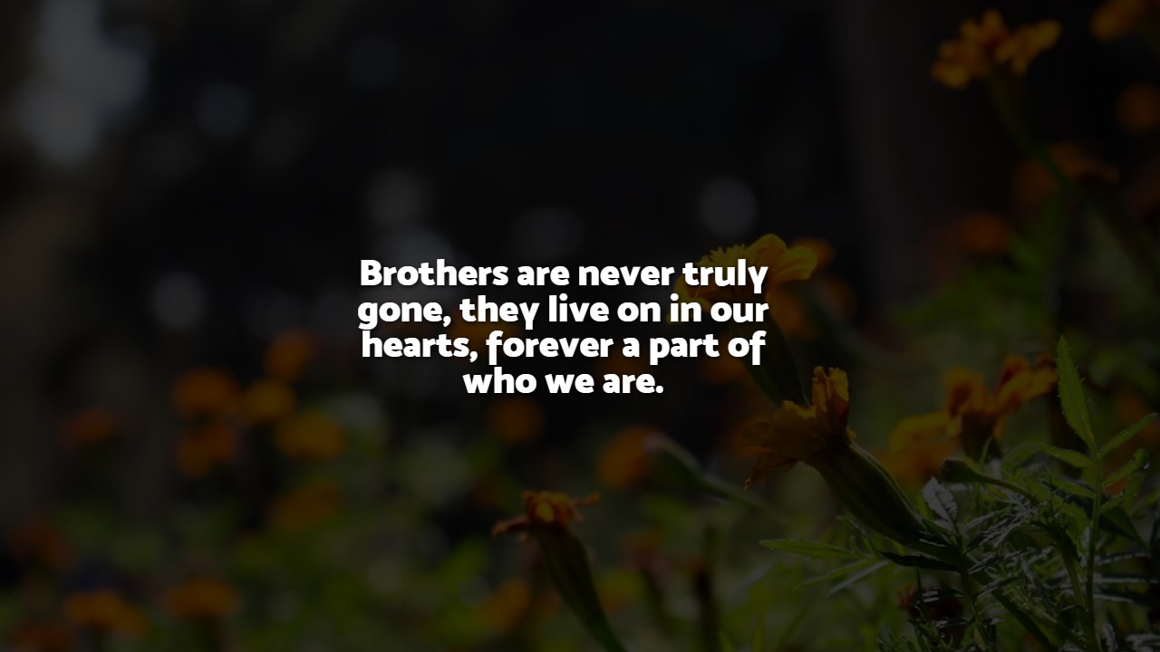 Brother In Heaven Quotes